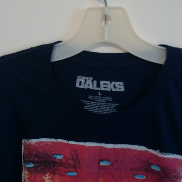 EUC  Vintage Dr. Who and The Daleks men's size L single thread tee - Picture 4 of 5